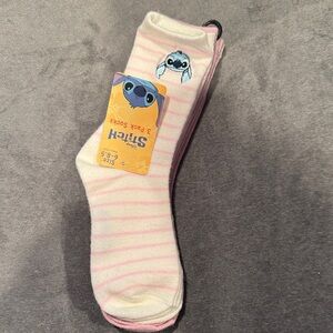 Disney Lilo & Stitch- Stitch Socks Set of 3 pairs